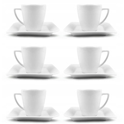 Lubiana Opera 6x Filiżanka 200 ML Spodek 14,5