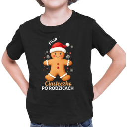 Imię - ciasteczko po rodzicach - dziecięca koszulka