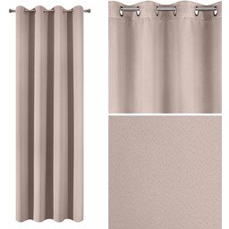 Zasłona 135 x 250 Dekoracyjna Parisa Puder