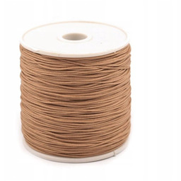 Sznurek jubilerski woskowany, wzmocniony 0,5mm x 100m