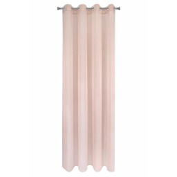 Eurofirany Firana 140x250 Rebecca różowa o strukturze drobnego