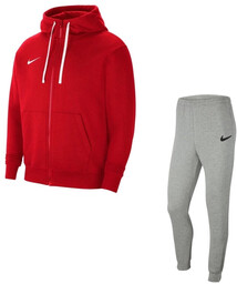 Dres męski bawełniany Nike ROZPINANY czerwony/szary CW6887-657 +
