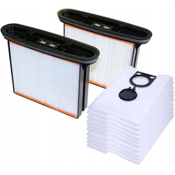 2x Filtry 10x Worki Do Metabo Starmix Isc