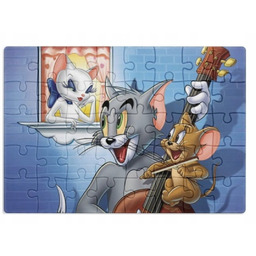 PUZZLE TOM I JERRY MYSZKA KOT A3 252
