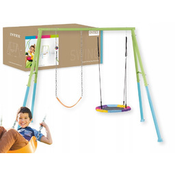 Huśtawka Ogrodowa Podwójna 235x254x200 Plac Zabaw dla Dzieci