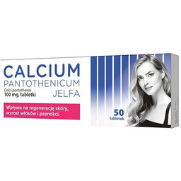 CALCIUM PANTOTHENICUM JELFA 100 mg, 50 tabletek
