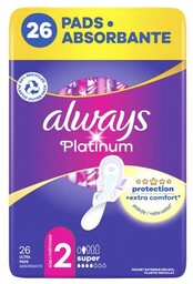Always Platinum Super podpaska podpaska ze skrzydełkami 26