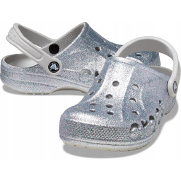 Damskie Buty Chodaki Crocs Baya Glitter Clog 36-37