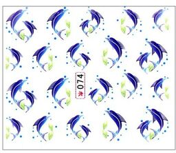 Naklejki wodne do paznokci ryby Nr 074