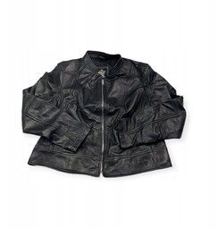 Skórzana kurtka damska ramoneska Real Leather XL
