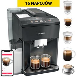 SIEMENS Ekspres EQ.500 TQ518RX3 sterowanie przez aplikacje HomeConnect