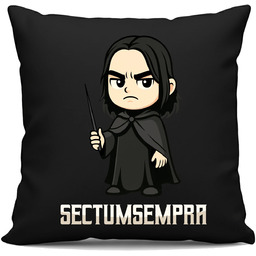 Sectumsempra - Severus Snape - czarna poduszka