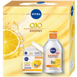 NIVEA Zestaw Q10 Enegry Krem Przeciwzmarszczkowy Na Dzień,