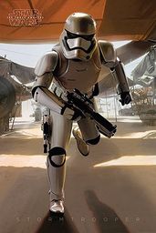 Empireposter - Star Wars - EP7 Stormtrooper Running