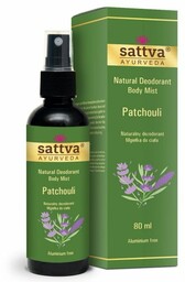 Naturalny dezodorant patchouli, Sattva, 80 ml