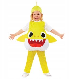 Baby Shark żołty Rekin strój Dla Dzieci kostium
