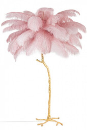 King Home Podłogowa lampa Tiffany JL0019.PINK drzewo różowe