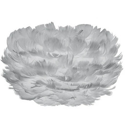 Eos Klosz/Abażur Micro Jasny Szary UMAGE, szary, sypialnia,