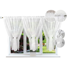 Firana Gotowa 600x150 Firany Firanka Biała Kokony