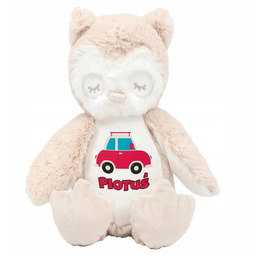 Maskotka Przytulanka Sowa Na Prezent Urodziny Odwiedziny IMIĘ