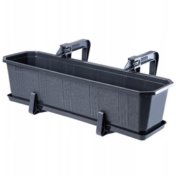 Skrzynka balkonowa z uchwytami i podstawką Trani 60