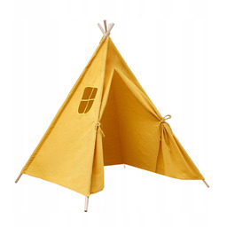Namiot domek Teepee tipi 120x120x160 cm miodowy Domarex