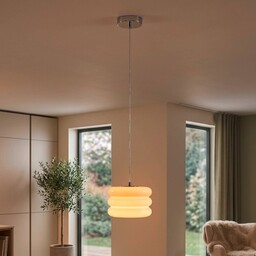 EGLO Lampa wisząca Tortora, możliwość ściemniania, biały /