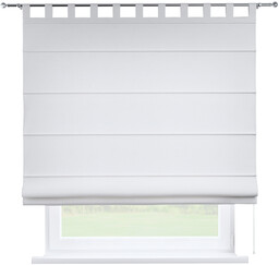 Roleta rzymska Verona, biały, motyw roślinny, Secret Garden