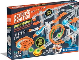 Clementoni 59304 Action & Reaction Glow Effect, wieloczęściowy