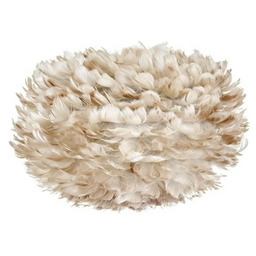 Eos Klosz/Abażur Micro Jasny Brązowy UMAGE, brązowy, sypialnia,