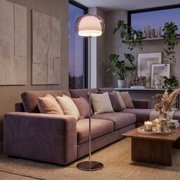 EGLO Lampa stojąca Belomontejo, fioletowy / różowy /