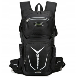 Plecak rowerowy 12l, plecak sportowy Czarny
