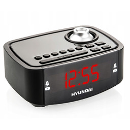 Budzik Radio Fm Zegar Z Projektorem Hyundai 201