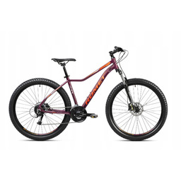 Rower górski damski Romet Jolene 7.2 purpurowo-pomarańczowy M