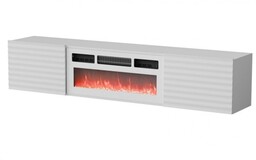 Cama Meble Szafka RTV TULA 183x35x37 biały mat