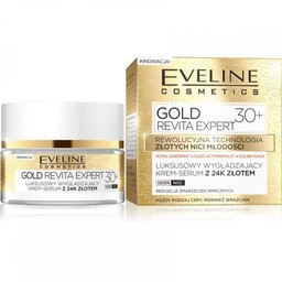 Eveline Gold Revita Expert 30+ Krem-serum wygładzający