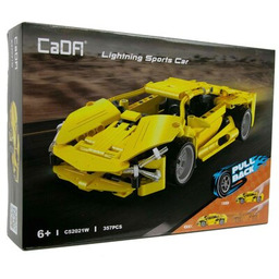 CADA Klocki plastikowe Lightning Sports Car Pull-back C52021W