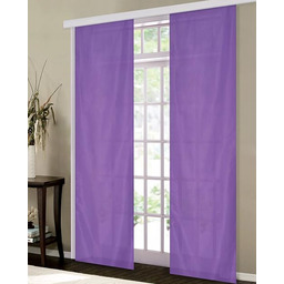 Gardinenbox Zasłona panelowa, zasłona przesuwna, nieprzejrzysta, matowa, fioletowa,