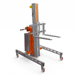 Aluminiowy jezdny elektryczny podnośnik materiałów HW02EL Faraone 250