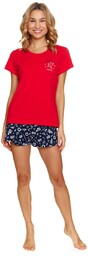 Piżama damska PM 7209 red