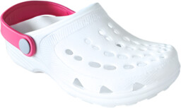 Zetpol klapki kroksy dziecięce EVA white/pink