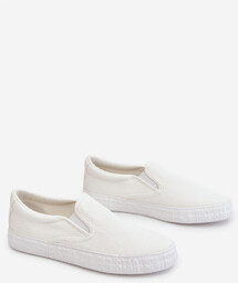 Damskie Tenisówki Slip-On Big Star LL274389 Białe-39