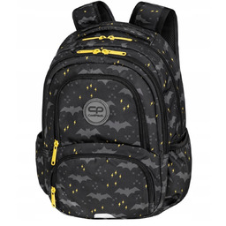Plecak Szkolny 2KOMORY 24L Dark Night Batman Nietoperze