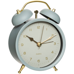 Atmosphera Zegarek budzik ze złotymi wskazówkami