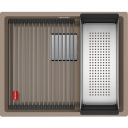 Franke Kanon KNG 110-52 Granitowy Cappuccino Zlewozmywak prostokątny