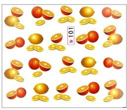 Naklejki wodne do paznokci owoce Nr 101