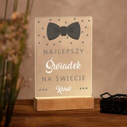 Lampka ramka L z wydrukiem na szkle akrylowym