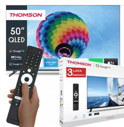 Telewizor 50" Qled 4K Ultra Hd Smart Asystent