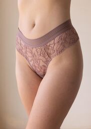 Stringi damskie koronkowe ze średnim stanem 3586 Ariel