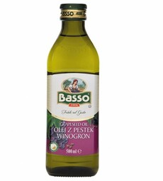 Olej z pestek winogron, Basso, 500 ml